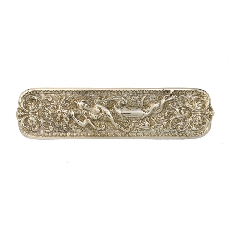 Solid Women Brass Push Plate – Art and DecoDoor Push Plate for Entryway